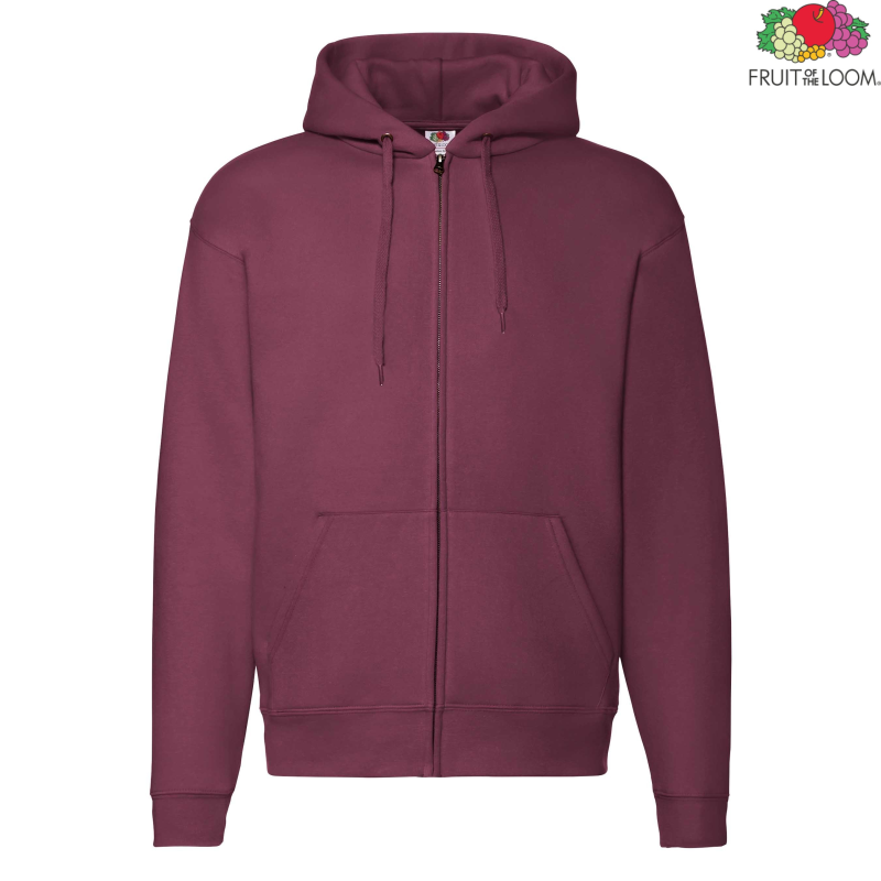 Bluza rozpinana z kapturem Premium | Fruit of the Loom