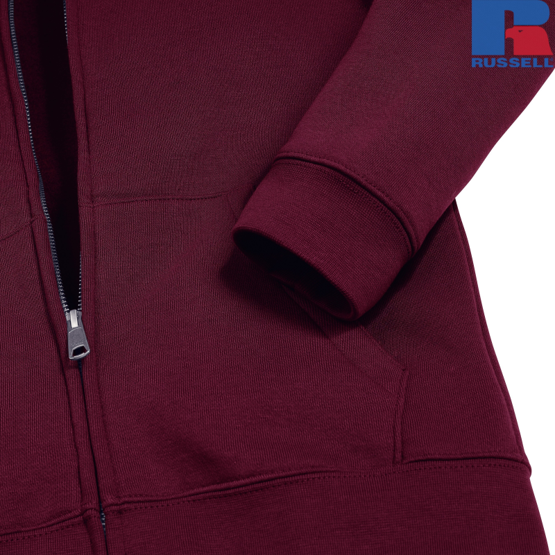 Dziecięca bluza z kapturem i zamkiem Authentic | Russell