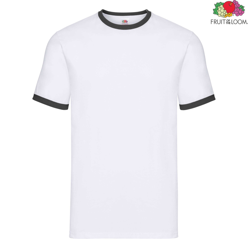 Koszulka męska Ringer | Fruit of the Loom