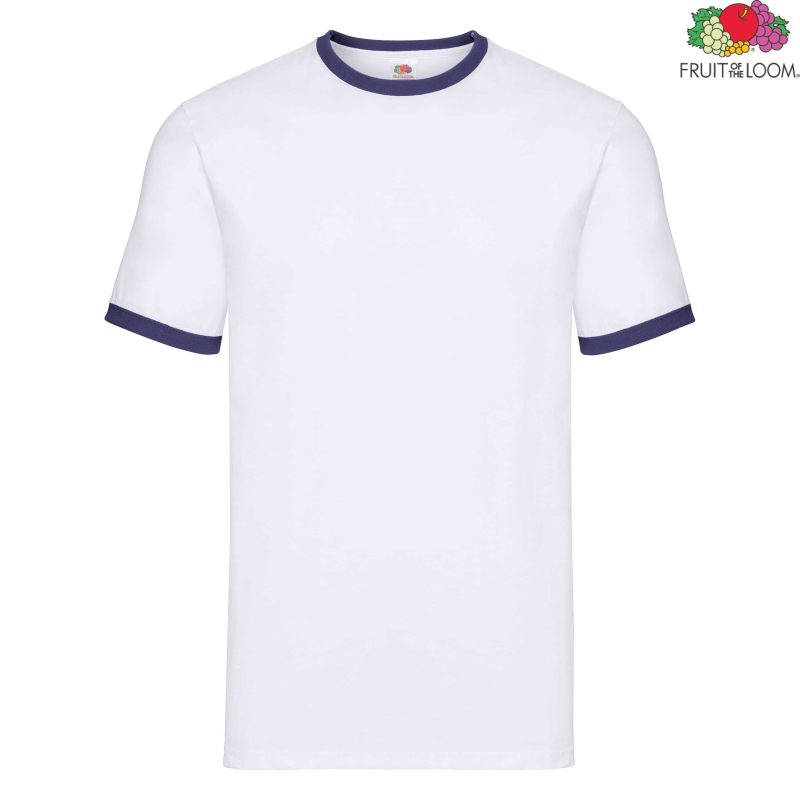 Koszulka męska Ringer | Fruit of the Loom