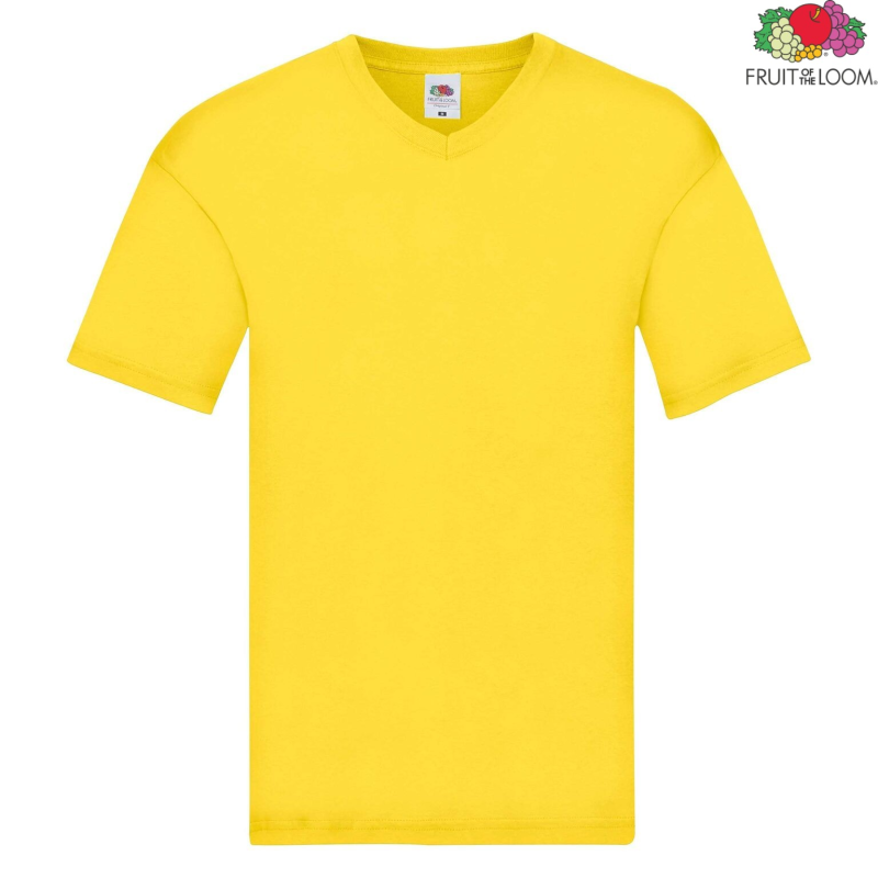 Koszulka męska Original V-neck | Fruit of the Loom