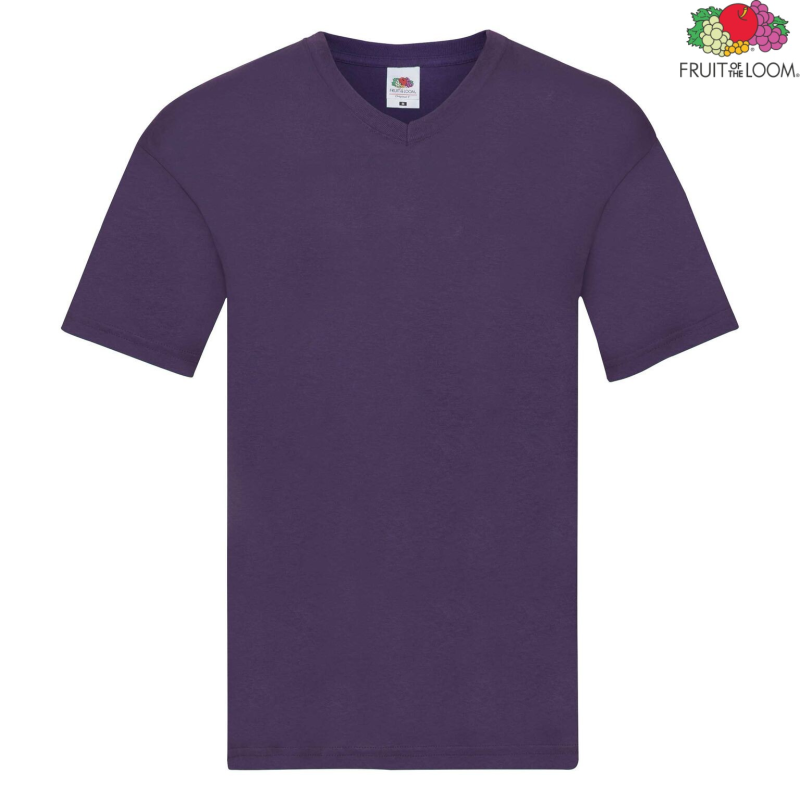 Koszulka męska Original V-neck | Fruit of the Loom