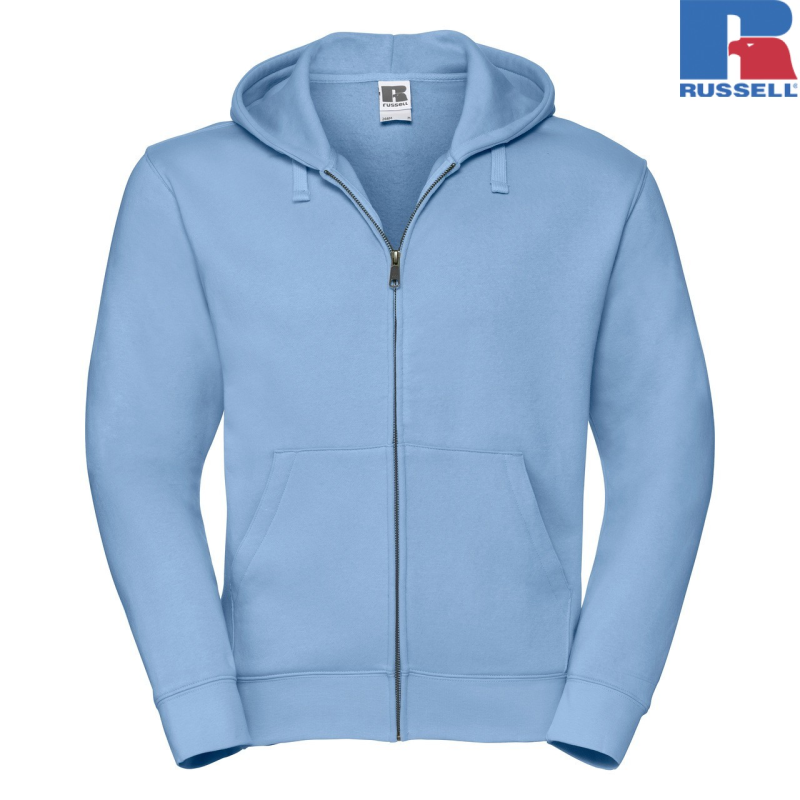 Bluza męska z kapturem i suwakiem Authentic | Russell