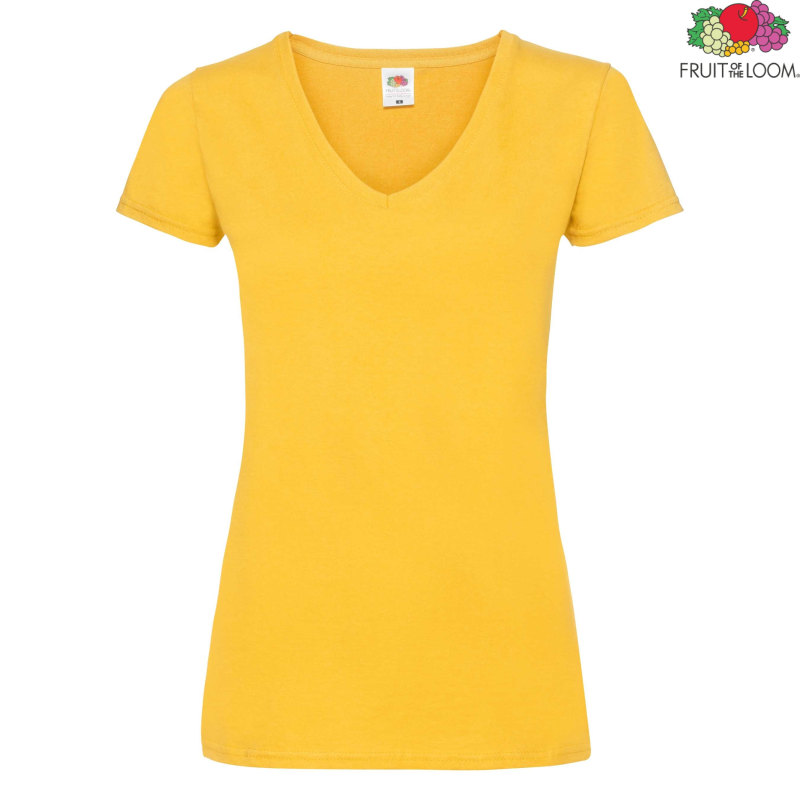 Koszulka damska Valueweight V-Neck | Fruit of the Loom