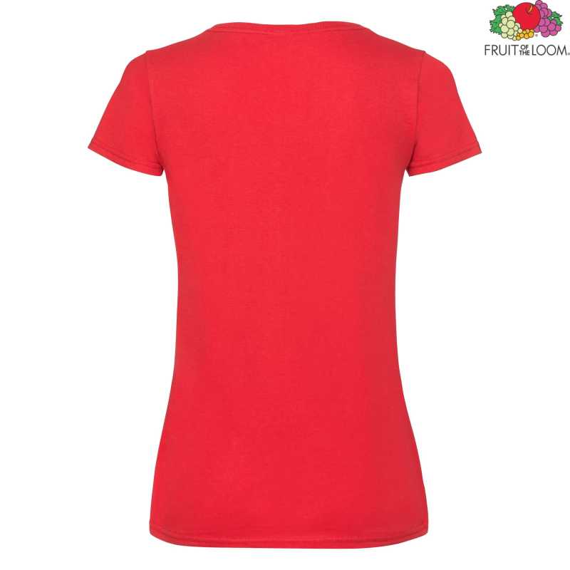 Koszulka damska Valueweight V-Neck | Fruit of the Loom