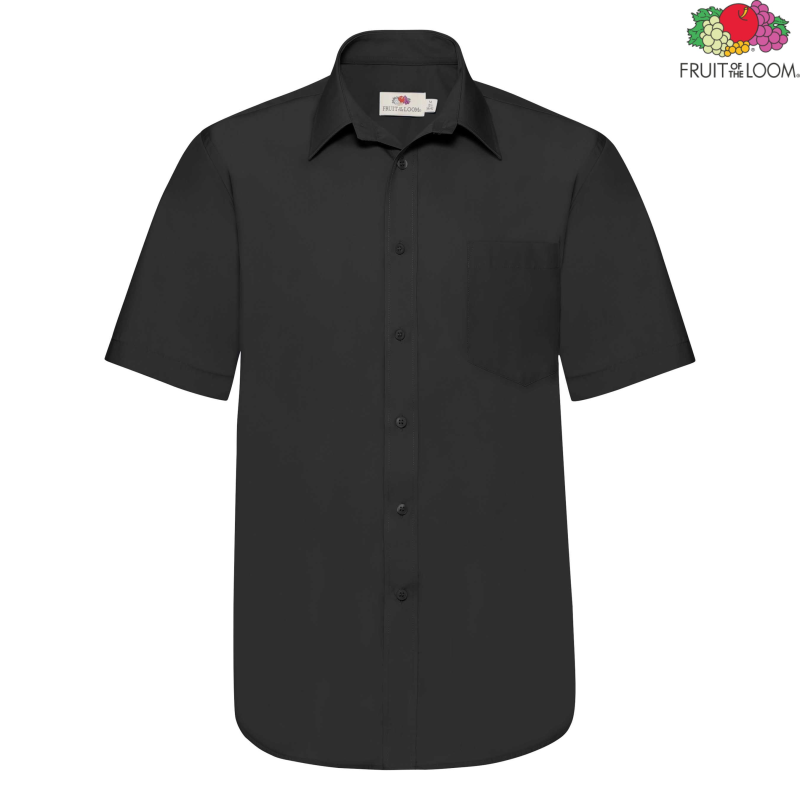 Koszula z popeliny z krótkim rękawem | Fruit of the Loom