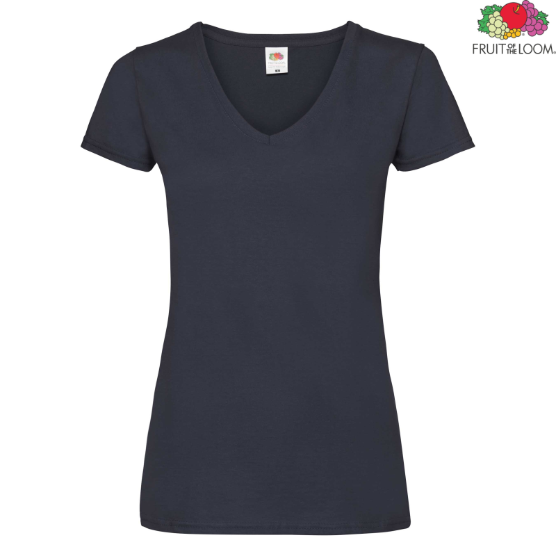 Koszulka damska Valueweight V-Neck | Fruit of the Loom
