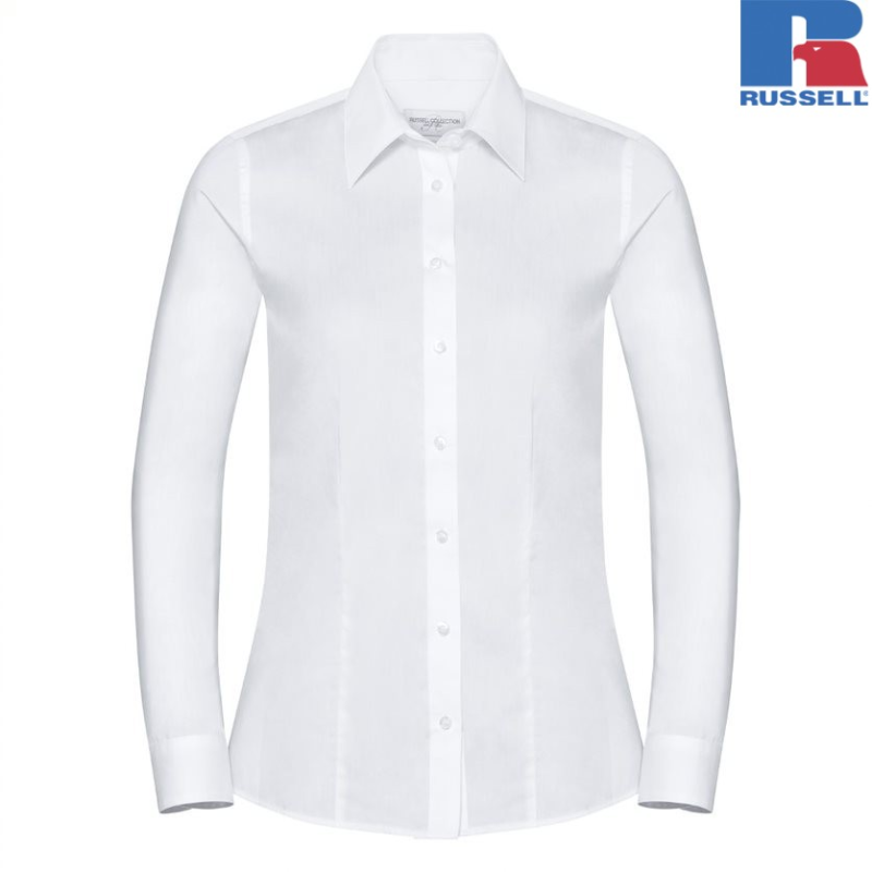Ladies Long Sleeve Tailored Coolmax Shirt | Russell