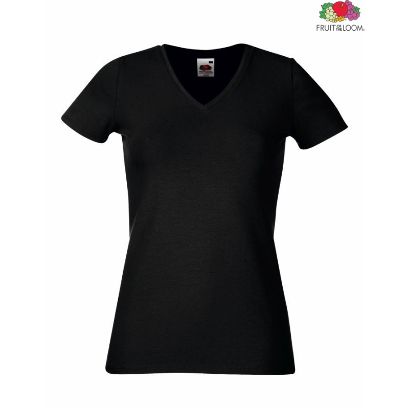 Koszulka damska V-Neck T | Fruit of the Loom