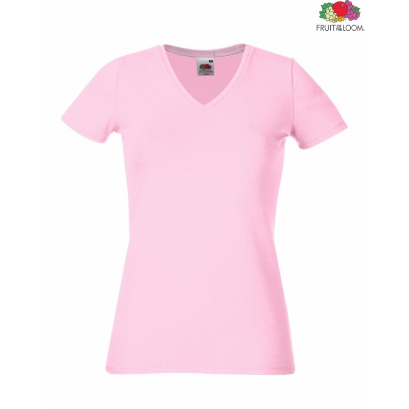Koszulka damska V-Neck T | Fruit of the Loom