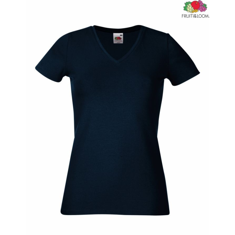 Koszulka damska V-Neck T | Fruit of the Loom