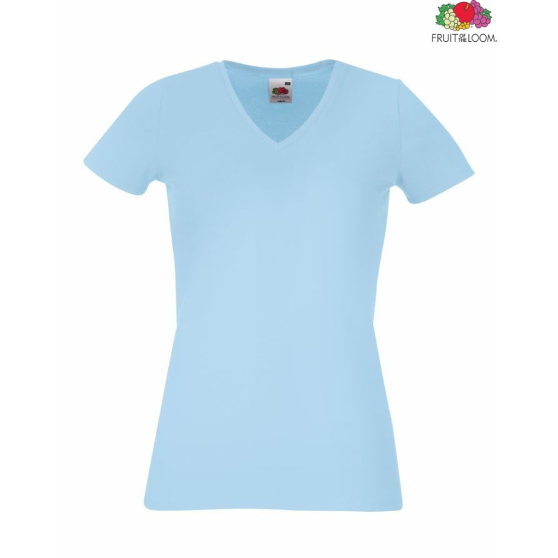 Koszulka damska V-Neck T | Fruit of the Loom