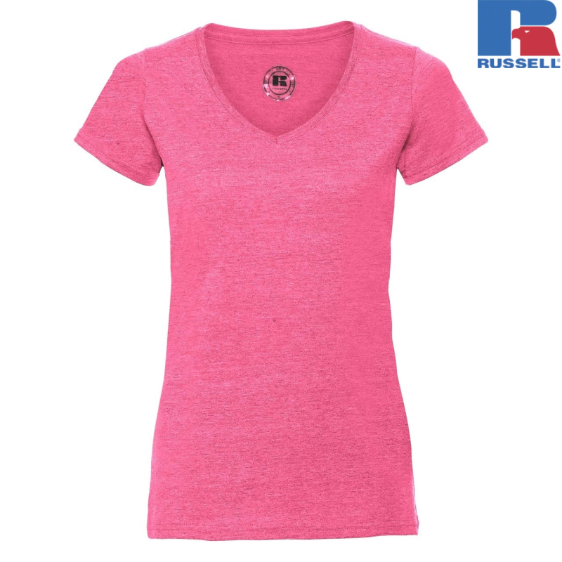 Koszulka damska HD V-Neck | Russell