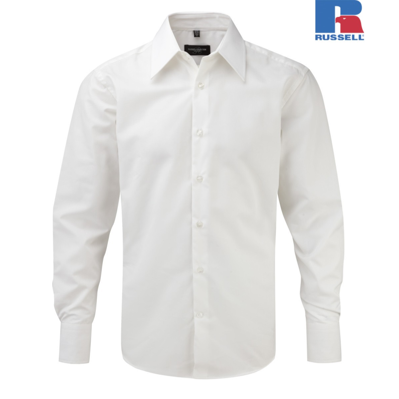 Koszula z długim rękawemTencel Fitted Shirt | Russell