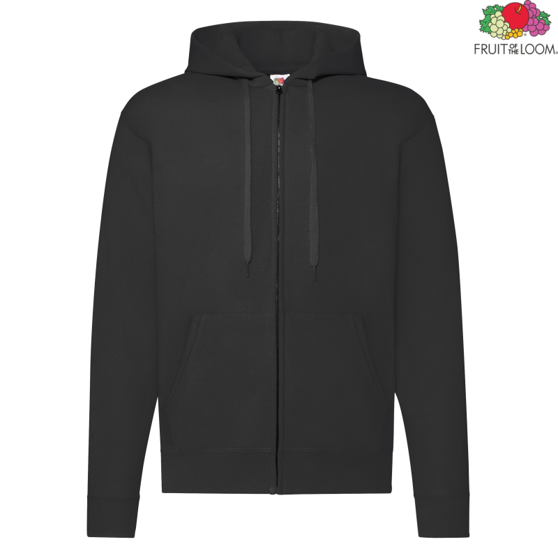 Męska bluza z kapturem i zamkiem Classic | Fruit of the Loom