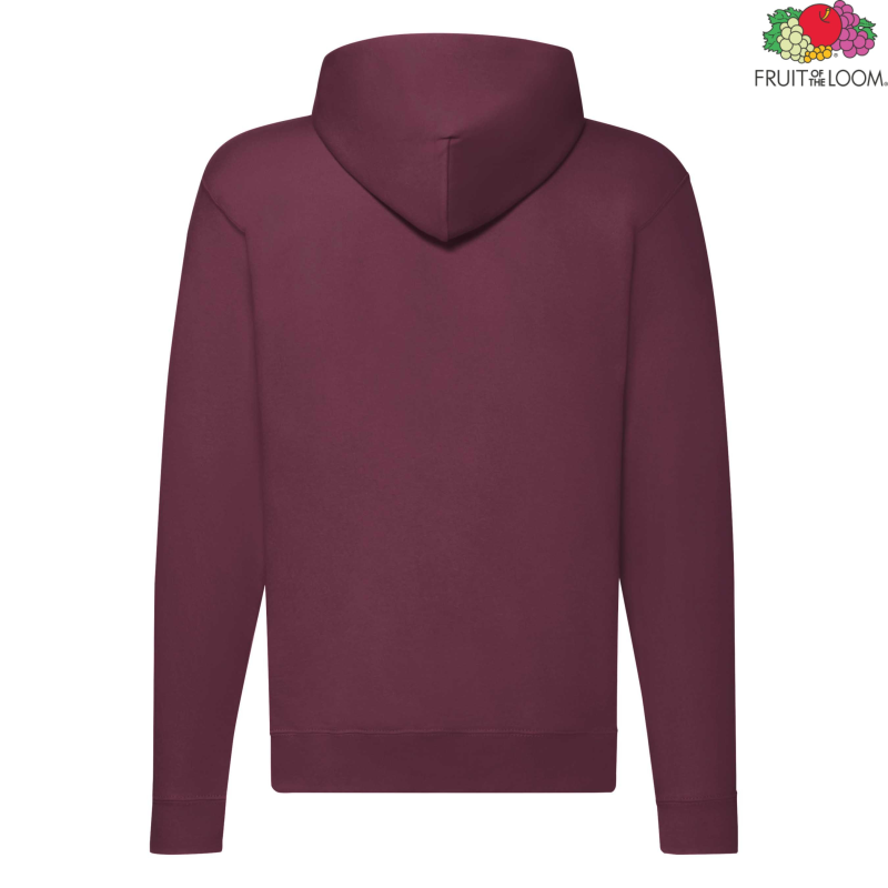 Męska bluza z kapturem i zamkiem Classic | Fruit of the Loom