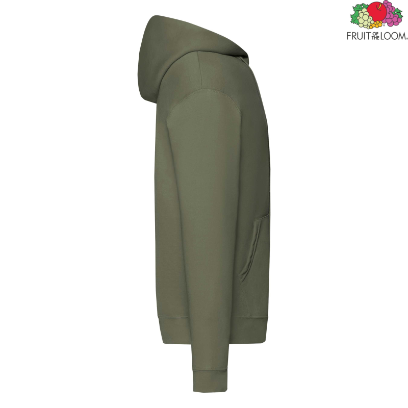 Męska bluza z kapturem i zamkiem Classic | Fruit of the Loom