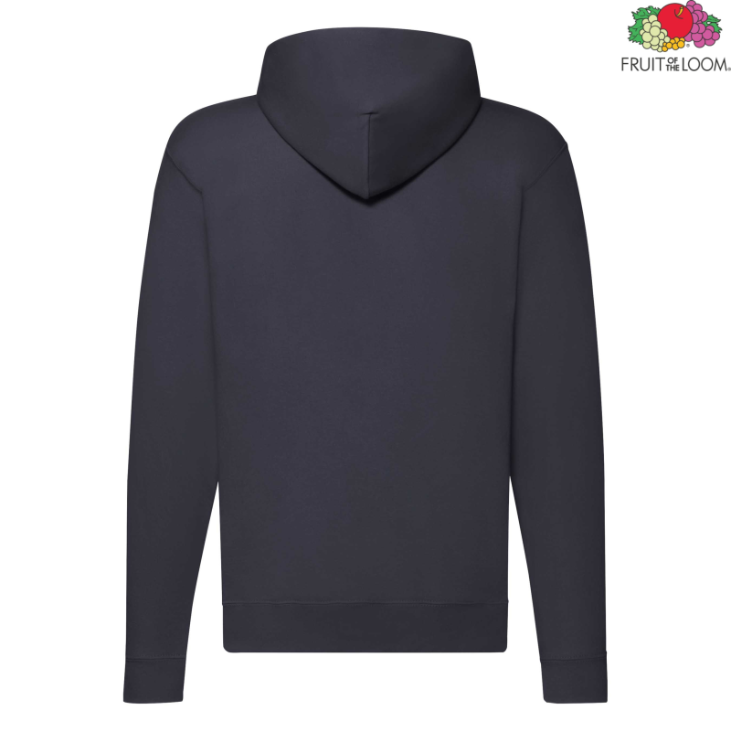 Męska bluza z kapturem i zamkiem Classic | Fruit of the Loom