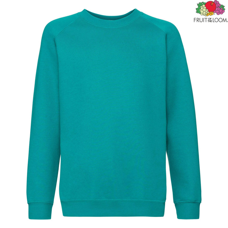 Dziecięca bluza Raglan Premium | Fruit of the Loom