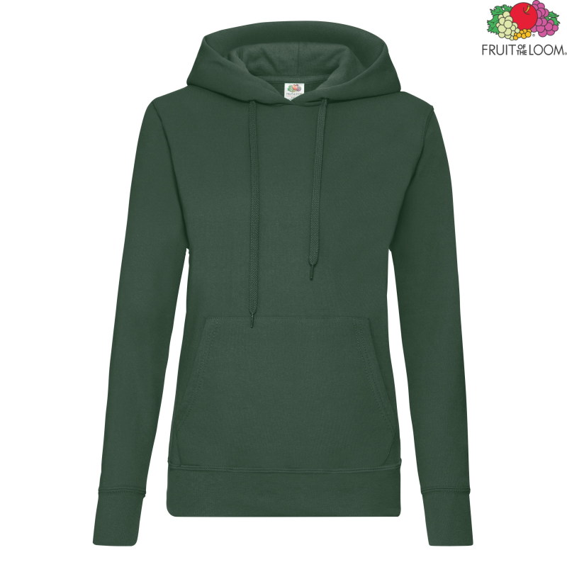 Damska bluza z kapturem Hooded Sweat Classic | Fruit of the Loom