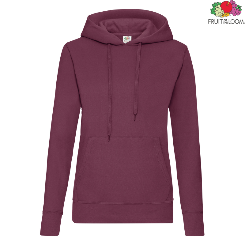 Damska bluza z kapturem Hooded Sweat Classic | Fruit of the Loom