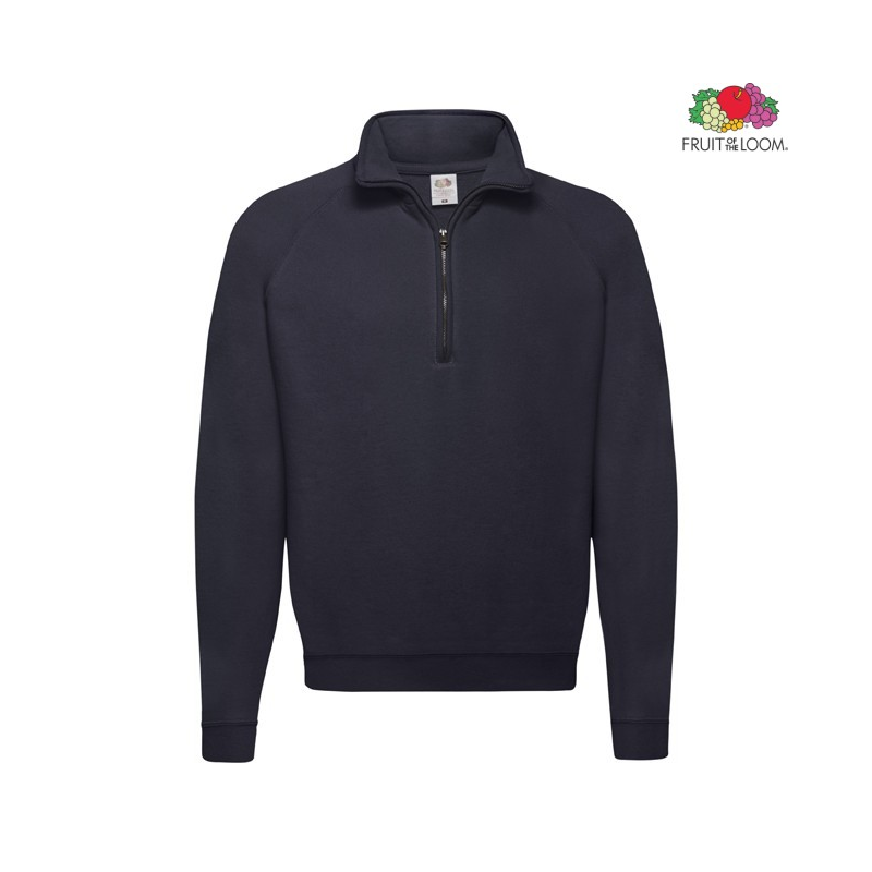 Męska bluza z krótkim zamkiem Classic | Fruit of the Loom