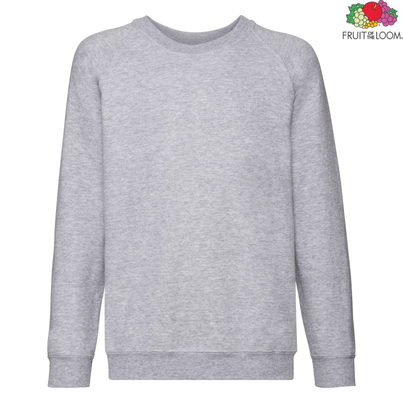Dziecięca bluza Raglan Sweat Classic | Fruit of the Loom