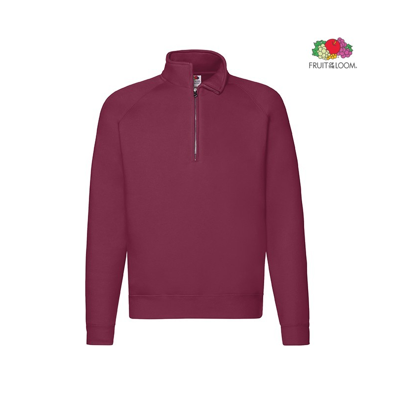 Bluza Męska Zip Neck Sweat | Fruit of the Loom