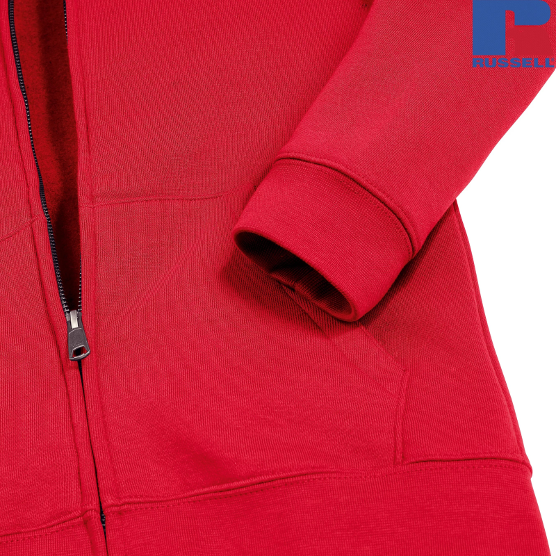 Dziecięca bluza z kapturem i zamkiem Authentic | Russell