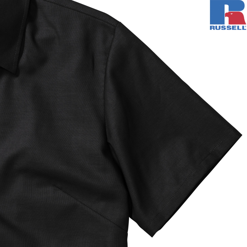 Koszula z krótkim rękawem, łatwa w pielęgnacji, Oxford | Russell