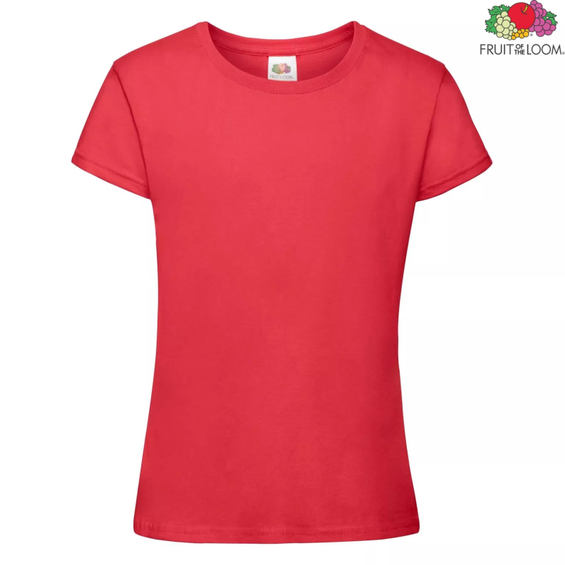 Dziewczęca koszulka Sofspun T | Fruit of the Loom