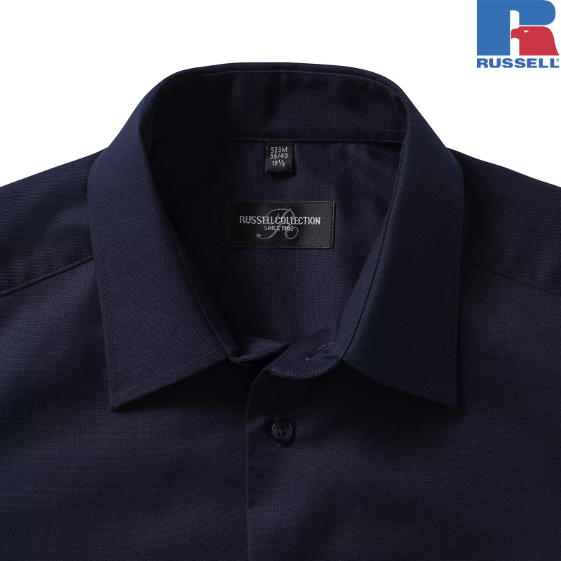 Męska koszula z krótkim rękawem Oxford | Russell