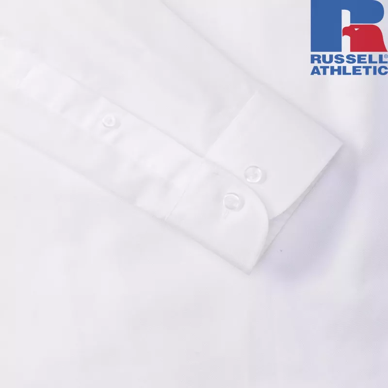 Męska koszula z długim rękawem Oxford, łatwa w pielęgnacji | Russell