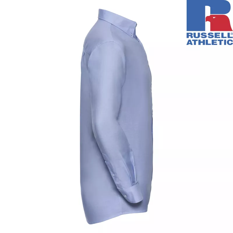 Męska koszula z długim rękawem Oxford, łatwa w pielęgnacji | Russell