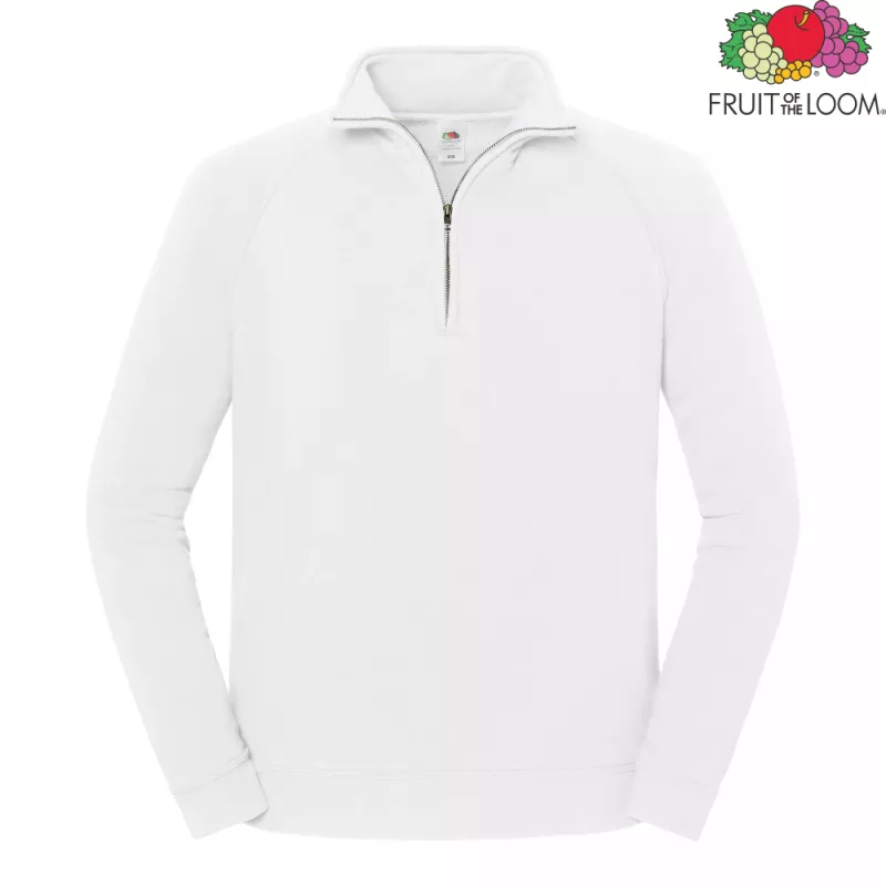 Bluza Iconic Premium Zip Neck Sweat | Fruit Of The Loom