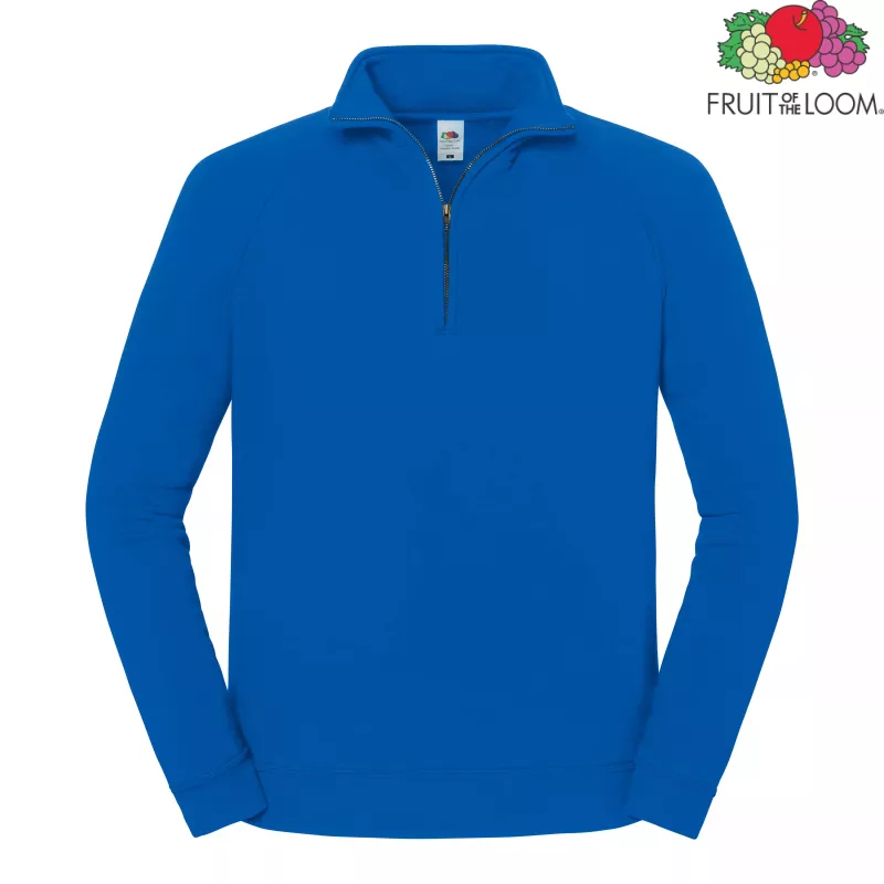 Bluza Iconic Premium Zip Neck Sweat | Fruit Of The Loom