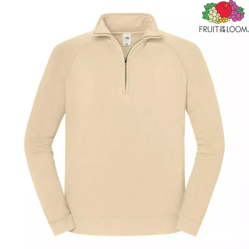 Bluza Iconic Premium Zip Neck Sweat | Fruit Of The Loom