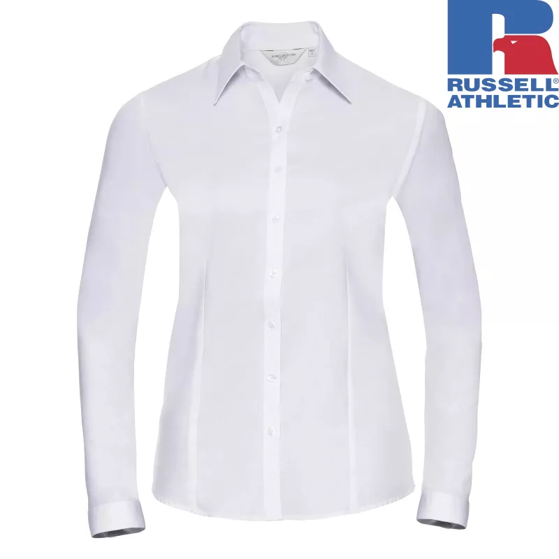 Damska koszula w jodełkę z długim rękawem | Russell